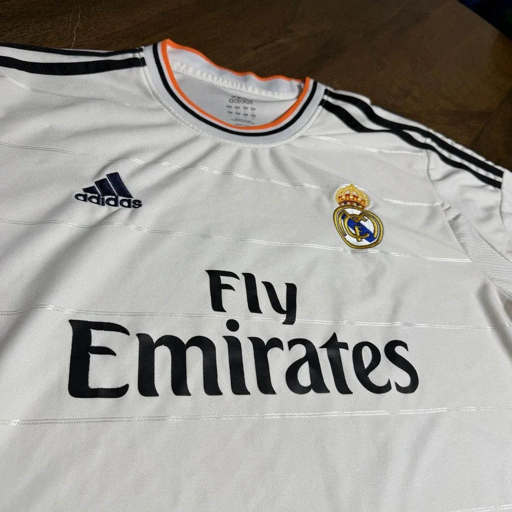 Adidas Real Madrid 2012 Ronaldo Jersey Large Fly Emirates